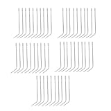 Fpbiagoq Gebogene Nadeln, gebogen, für Lederprojekte, Teppiche, Leinwand, Reparatur von Perücken,...
