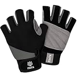 FitsT4 Sports Surfhandschuhe 3/4 Finger gepolsterte Anti-Rutsch-Handschuhe zum Wasserski...