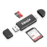 Vanja SD Kartenleser Adapter Micro USB SD Card Reader & USB kartenlesegerät SD Karten für SDXC,...