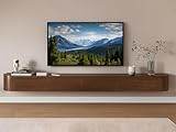 TV Schrank hängend Rustikales Braun Holz Großer TV Wandschrank TV Lowboard TV Schrank,...