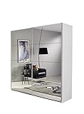 Rauch Möbel Subito Schrank Schwebetürenschrank Kleiderschrank Weiss mit Spiegel, 2-türig, inkl. 2...
