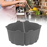 2 Stück Silikon-Einsätze, Slow Cooker-Trennwand für Crock Pots, Slow Cooker, 7 bis 8 QT,...