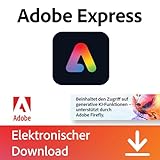 Adobe Express Premium | Prepaid-Abo für 1 Jahr | Für Web, Android & iOS | Inkl. 100 GB Speicher