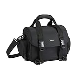 Amazon Basics Schultertasche für SLR-Kamera und Zubehör, Groß, Verstellbarer Gurt, Wasserdicht,...