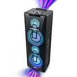 Muse DJ-Party-Box, Bluetooth-Lautsprecher, CD-Player (M-1990 DJ) Stereo-Pairing,...