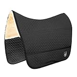 Werner Christ Lammfell Satteldecke Champ Fellsattel Iberica Plus – Schabracke mit Sitzbereich aus...