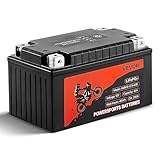 VEVOR Motorradbatterie, 12 Volt 4 Ah, LiFePO4 Lithium vorgeladene Powersports-Batterie, wartungsfrei...