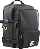 Cressi seit 1946 - Malaga Travel Backpack 28 L - Unisex Rucksack Schwarz/Gelb, Vielseitig und...