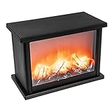 Ideen mit Herz LED-Kamin | Deko Kaminfeuer | elektrisch | batteriebetrieben | ohne Heizung |...