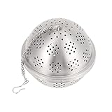 Tee-Ei aus Edelstahl for losen Tee, Teesieb und Gewürzfilter(7.4cm)