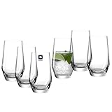 LEONARDO HOME Trinkgläser PUCCINI (6er Set) • Zeitlose Wassergläser (365 ml) •...