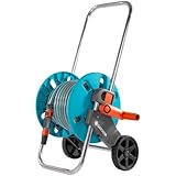Gardena 18502-26 Aquaroll Schlauchwagen S Set, komplett mit 20 m Schlauch, Systemteilen und...
