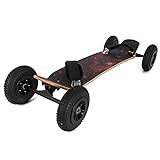 Ukiki Profi-Skateboard, 94 x 20 cm, Longboard, Cruiser, mit Rädern, 50 x 20 cm, Moutainboard,...