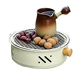 Tragbarer Holzkohlegrill, koreanischer Tischgrill | Tragbarer Holzkohle-Elektrogrill,...