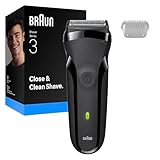 Braun Series 3 Elektrorasierer Herren – Rasierapparat mit 3 Flexiblen Klingen, 30 Minuten...