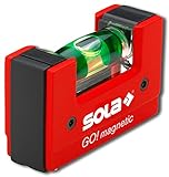 Sola GO! magnetic - Mini-Wasserwaage magnetisch aus glasfaserverstärktem Kunststoff - Sola...