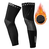 ROCKBROS Radsport Armlinge Arm Sleeves Beinlinge Knieschutz Winter Anti Rutschen Armwärmer...