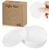 Wosyoodo 600 PCS Rund Kaffee Filterpapier, 64 mm Weiß Einweg-Papierfilter kompatibel mit vielzahl...