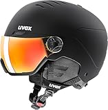 uvex Wanted Visor - robuster Skihelm für Damen und Herren - Filterkategorie 2 - optimierte...