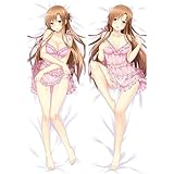 LOUEN Body Kissenbezug Kissenhülle Anime Mädchen Hentai Otaku,Doppelseitige Dekokissen...