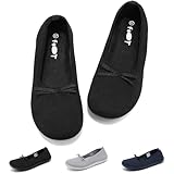 Merdoo Ballerinas Damen Barfußschuhe Slip On Barfuss Ballerina Schuhe Damen Elegant Flache Schuhe...
