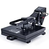 CREWORKS Textilpresse T-Shirt 1400W Transferpresse Sublimationsmaschine 38x38cm Hitzepresse Heat...