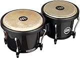 Meinl Percussion HB50BK ABS-Plastik Bongo-Set, Headliner Series, Durchmesser 16,51 cm (6,5 Zoll)...