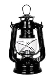 Petroleumlampe,öllampe,öllampen, 19cm mit öllampendocht, Vintage Tragbar Schwarz Verzinntes Eisen...