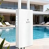 WONLINK Outdoor WLAN Access Point 1200Mbit/s, 2 Antenne, Dual-Band, 2 Gigabit LAN, 48V PoE, IP66...