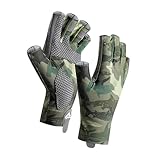 YROHGKPN Angelhandschuhe Ausrüstung Atmungsaktiv Fingerlos Klettern Wandern Radfahren Rudern