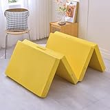 Faltbare Gästematratze, 5 cm/8 cm dick, Campingmatratze, 4-teiliges Reisebett für Gäste,...