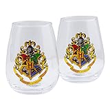Harry Potter Gläser-Set Hogwarts, 2 Gläser