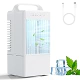 Klimaanlage Mobil, 900ml Mini Klimaanlage, 3 Windgeschwindigkeiten & Sprühmodus,...