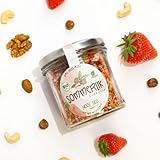 Nööt Tied – sommerlik BIO Müsli mit gefriergetr. Erdbeeren | Knuspriges Proteinmüsli mit...