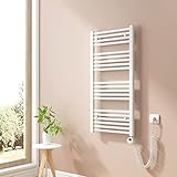 Heilmetz Badheizkörper Elektrisch 100x50cm Handtuchwärmer mit Digitalem Thermostat mit...