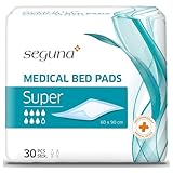 SEGUNA Medical Bed Pads, Schutzunterlage Super, 60x90 cm, 30 Stück, Krankenunterlagen,...