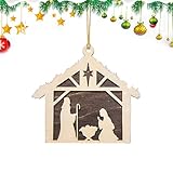 Religiöser Weihnachtsschmuck – Spiritueller Weihnachtsschmuck, Weihnachtskindergarten Szene,...