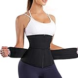 Bingrong Damen Bauchweggürtel Schwitzgürtel Fitness Sauna Gürtel Taille Trimmer Bauchgürtel...