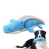 Zunishaone Plüschspielzeug für Hunde, weiches Krokodil-Plüschtier, Kauspielzeug für Welpen und...
