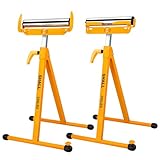 Shall 2-Pack faltbarer Rollenständer pro Heavy Duty 250 LBS Tragfähigkeit bis 27.8-43''...