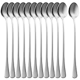 lulir Kaffeelöffel Lang 12 Stück, 19cm Edelstahl Teelöffel Dessertlöffel, Langer Löffel für...