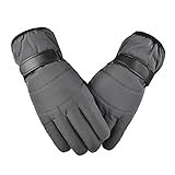 Zum Fahren elastisches Textieren warmen Bündchen Herrenhandschuhen Strick Winter Wetterkabel für...