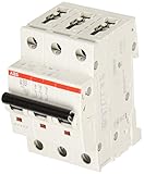 ABB S200 MCB Leitungsschutzschalter Typ B, 3-polig 32A 400V, Abschaltvermögen 6 kA System Pro M...