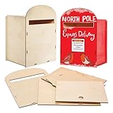 Baker Ross FX846 Briefkasten-Set - 1 Set, Holzbastelsets zum Bemalen und Dekorieren für Kinder,...