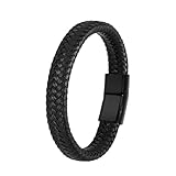 Armband Mann, Lederarmband Herren, Herren Geflochtenes Lederarmband, Armbänder Für Männer Mit...
