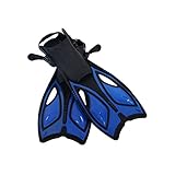 ETZRYSYB Flipper Schnorchelflossen Tauchflossen mit verstellbarer offener Ferse, Tauchflossen in...