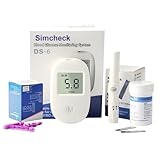 Tomedeks Blutzuckermessgerät-Set, Klinisch präzises Blutzuckermessgerät mit 50 Teststreifen, 50...