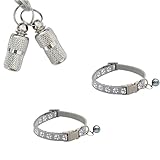 LJFEA 2 set Personalisierte Adressanhänger für Hunde Katzen, Hundehalsbandanhänger mit...