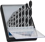 Bosch Professional 8tlg. Robust Line Holzspiralbohrer Set (für Holz, Zubehör Bohrschrauber), Grau