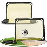 Fußballtor Garten Kinder Outdoor Faltbar 2er Set [Stabil auf verschiedenen Untergründen nach...